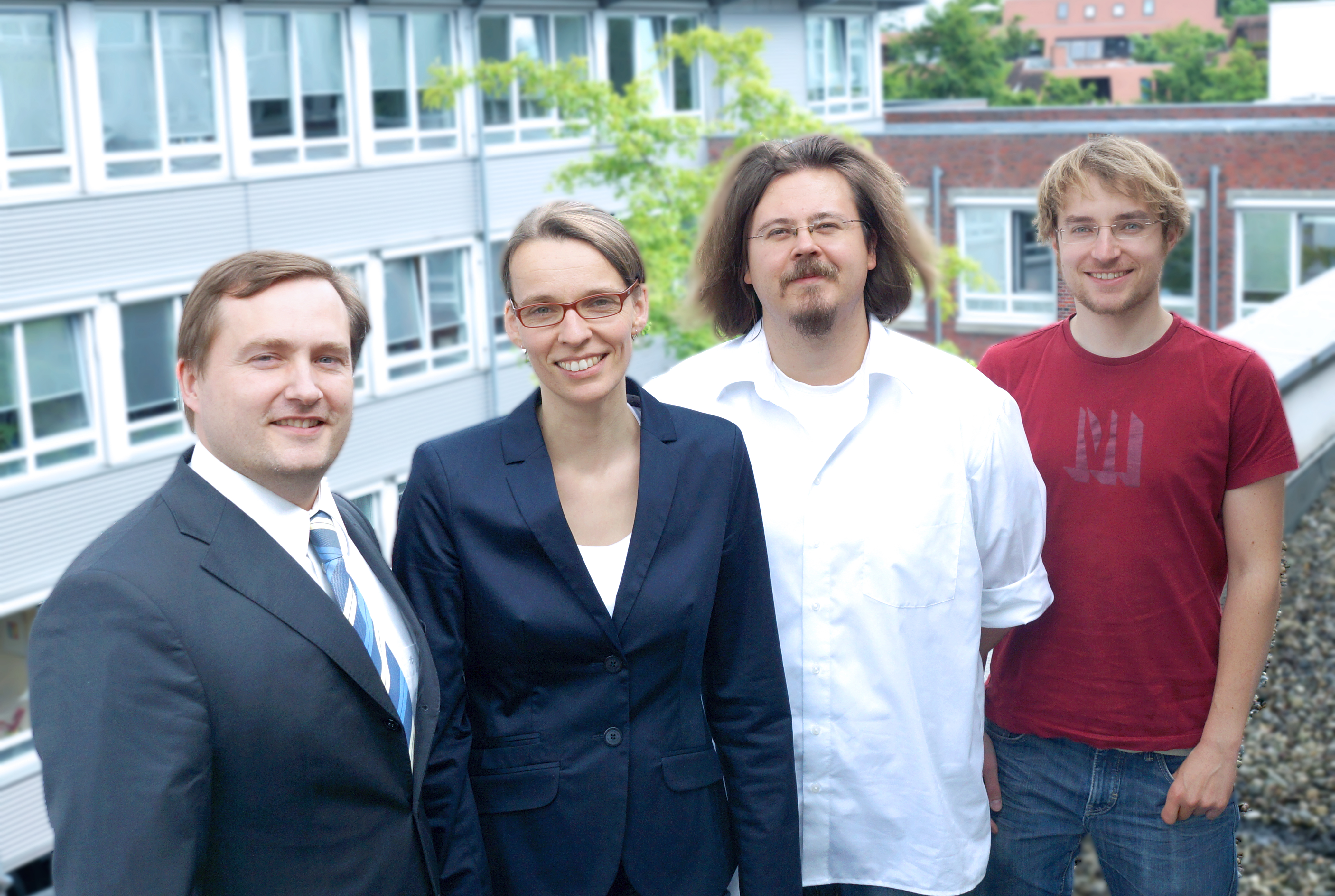 Gründungsteam Dynamic VPP v.l.n.r.: Carsten Wissing, Astrid Nieße, Martin Tröschel, Stefan Scherfke